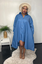 Load image into Gallery viewer, Oversized Shirt Dress
